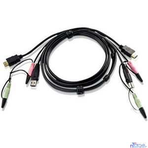 Custom USB 2.0 HDMI KVM Cable L:1.8m