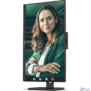 LCD AOC 27" Q27P3QW {IPS 2560x1440 75Hz 4ms 178/178 350cd 1000:1 8bit 2xHDMI1.4 DisplayPort1.2 2xUSB3.0 3xUSB3.2 2x5W WebCam Pivot}