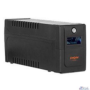 Exegate EP285562RUS ИБП ExeGate Power Smart ULB-800.LCD.AVR.C13.RJ.USB <800VA/480W, LCD, AVR, 4*IEC-C13, RJ45/11, USB, Black>