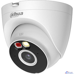 DAHUA DH-IPC-T3AP-IL-0280B Уличная купольная IP-видеокамера с ИК 30м и LED 30м и Wi-Fi 3Мп; 1/2.8” CMOS; объектив 2.8мм; IP67; металл, пластик