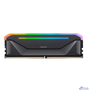 Оперативная память Apacer  DDR5 16GB 6400MHz DIMM NOX RGB Black Gaming Memory CL36 2048x8 1.35V Heat Sink (Retail) 3 years (AH5U16G64C652NBAA-1)
