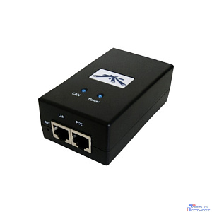 UBIQUITI POE-24-12W-G EU (Black) Блок питания с PoE, 220 VAC -> 24 VDC, 0.5А