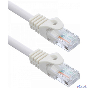 Кабель ACD Патч-корд ACD-LPU5C-10W |ACD-LPU5C-10W| Cat5e UTP 24AWG 4Pair, 7/0.18мм CU Белый, 1.0м, (741746)