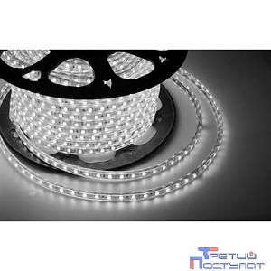 Rexant 142-605 LED лента 220 В, 10х7 мм, IP67, SMD 2835, 60 LED/m, цвет свечения белый, бухта 100 м