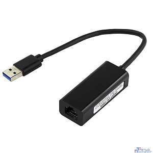 ORIENT U3L-1000N, Сетевая карта USB 3.0 (USB 3.1 Gen1) Gigabit Ethernet, RTL8153 chipset, 1 Гбит/с, поддержка Win10, Linux, MAC OS (30760)