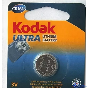 Kodak CR1616-1BL (MAX Lithium) (60/240/12000) ULTRA (1 шт. в уп-ке)