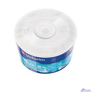 Verbatim Диски CD-R 700Mb 52x bulk (50шт) (43787)