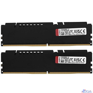 Память DDR5 2x32GB 5200MHz Kingston KF552C36BBEK2-64 Fury Beast Black Expo RTL Gaming PC5-41600 CL36 DIMM 288-pin 1.25В kit single rank с радиатором Ret