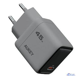Aukey сетевое зарядное устройство Comet 45W Gray (AWC-PA-C2G)