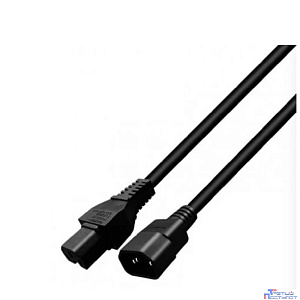 KS-is Кабель питания IEC-C14 - IEC-C15 (KS-857B-2) 2м черный