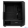 Case HSPD M730, Mesh Mid Tower, Black, TG, 0.4 SPCC, no fans, E-ATX, ATX, mATX, mITX, 155/280/175-200mm, 2x2.5", 2x3.5", 7xPCI, 1xUSB-A 3.0, 2xUSB-A 1.0, 335x193x445mm