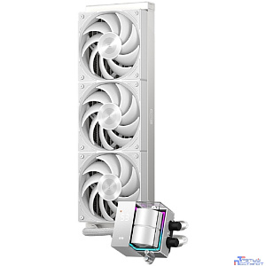 Система охлаждения/ PCCooler DS360 WH (310W, 360mm, LED temp., White, ARGB Pump/ Fans: 3x120mm, 86.73CFM, 28dBA, 2200RPM/ Pump height 67mm, 28dBA, 3200RPM, Rad thickness 27mm/ S: 1851, 1700, 1200, 20X