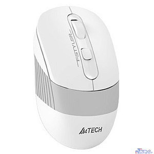 Мышь A4Tech Fstyler FB10C белый/серый оптическая (2400dpi) беспроводная BT/Radio USB (4but) [1583792]
