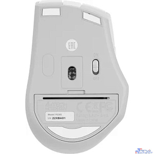 Мышь A4Tech Fstyler FG30S белый/серый оптическая (2000dpi) silent беспроводная USB (6but)
