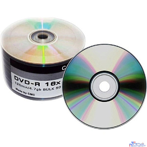 Диски СМС DVD-R 4,7 GB 16x Bulk/50  (141175)