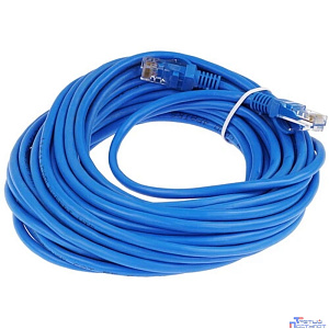 Патч-корд UTP Cablexpert PP12-10M/B кат.5e, 10м, литой, многожильный (синий)