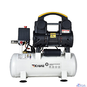 Kranz (KR-16-1161) Компрессор воздушный безмасляный KR-850/10, 850Вт, 140 л/мин, 10л