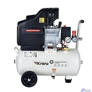 Kranz (KR-16-1151) Компрессор воздушный KR-1500/24, 1500Вт, 230 л/мин, 24л