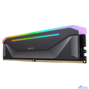 Оперативная память Apacer  DDR5  32GB  5600MHz DIMM NOX RGB Black Gaming Memory (PC5-41600) CL40 1.25V (Retail) 2048*8  Heat Sink (Retail) 3 years (AH5U32G56C522NBAA-1)