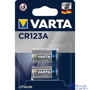 VARTA CR123A/2BL 6205  (2 шт. в уп-ке)