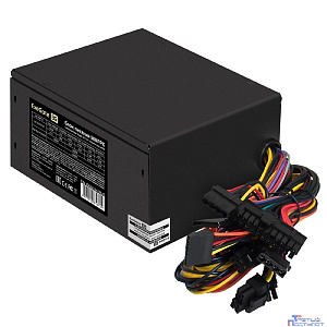 Exegate EX221641RUS Блок питания 500W ATX-500PPX RTL, black, active PFC, 12cm, 20+4pin/4pin/PCI-E/4*IDE/5*SATA