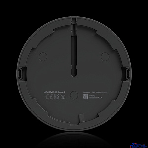 UBIQUITI UVC-AI-Dome-B Видеокамера 4K (8MP), 30 к/с, 109,9°, ИК-подсветка до 40 м, черный