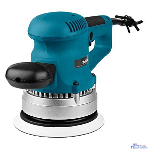 Makita BO6030 Эксцентриковая шлифовальная машина [BO6030] {310Вт,ф150мм,4000-10000об\м,ампл-3мм,2.3кг,кор,п\сборник}