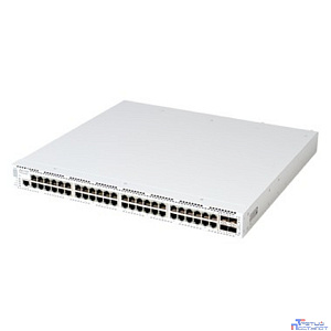 ELTEX MES2448P Ethernet-коммутатор 48 портов 10/100/1000BASE-T (PoE/PoE+), 4 порта 1000BASE-X/10GBASE-R, L3, 2 слота для модулей питания