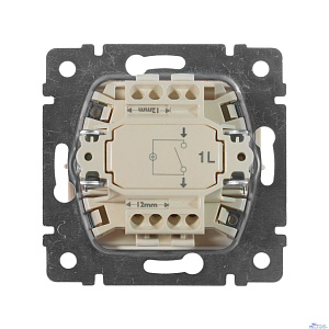 Legrand 774310 Выключатель Valena одноклавишный с подсветкой слоновая кость