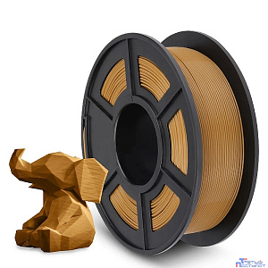 Филамент NVPRINT PLA+ Coffee для 3D печати диаметр 1.75мм  длина 330 метров  масса 1 кг