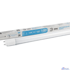 ЭРА Б0062410 Лампа светодиодная STD LED T8-10W-840-G13-600mm G13 10 Вт поворотный трубка стекло нейтральный белый свет