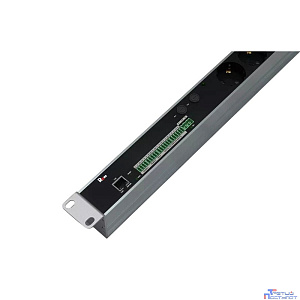 REM Гор блок розеток Rem 2MC, Linux, мониторинг, измерение, управление 2*С19, 32 А, алюм.,19', колодка