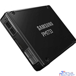 Samsung SSD PM1733, 7680GB, U.2(2.5" 15mm), NVMe, PCIe 4.0 x4/dual port x2, V-NAND, MZWLR7T6HALA-00007