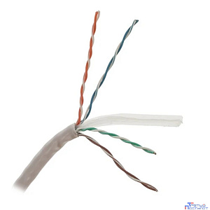 Cablexpert [UPC-6004-SOL] Кабель UTP кат.6, 4 пары, 0.57mm CCA одножильный серый (305м)
