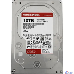 10TB WD Red Plus (WD101EFBX) {Serial ATA III, 7200- rpm, 256Mb, 3.5", NAS Edition}