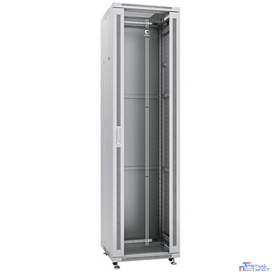 Cabeus SH-05C-47U60/100 Шкаф монтажный телекоммуникационный 19" напольный для распределительного и серверного оборудования 47U 600x1000x2277mm (ШхГхВ) передняя стеклянная и задняя сплошная металлическ