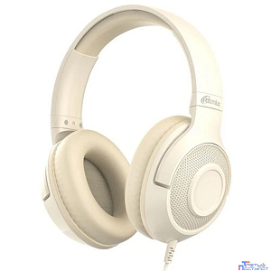 RITMIX RH-544TV Beige {Наушники. 40 мм, 20-20000 Гц, 32 Ом, 99 дБ ± 3 дБ, 5 м, пластик}