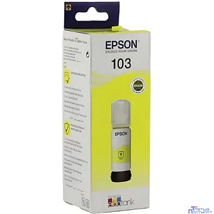 EPSON C13T00S44A  Контейнер 103 с желтыми чернилами для L1110/L3100/3101/3110/3150/3151, 65 мл.