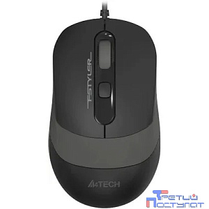 Мышь компьютерная A4Tech Fstyler FM10ST серый 1600dpi silent USB/4but