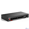DAHUA DH-SF1009P 9-портовый неуправляемый коммутатор с РоЕ, 8xRJ45 100Mb PoE, 1xRJ45 100Mb uplink, суммарно 96Вт, коммутация 1.8 Гбит/с, MAC-таблица 2K, металл