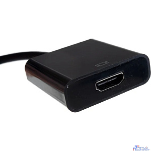 Gembird Переходник DisplayPort - HDMI  20M/19F, пакет черный [A-DPM-HDMIF-002]