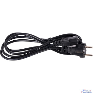 Telecom <TP021-1.8-BK> Кабель питания  220V 1.8 м (Европейский стандарт)