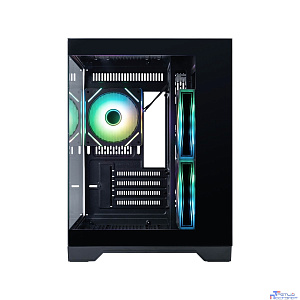 1STPLAYER MEGAVIEW MV6-TP ARGB Black / mATX / 3x120mm ARGB fans / MV6-TP-BK-2FC7R-1FC7