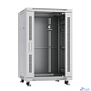 Cabeus SH-05C-18U60/100 Шкаф монтажный телекоммуникационный 19" напольный для распределительного и серверного оборудования 18U 600x1000x988mm (ШхГхВ) передняя стеклянная и задняя сплошная металлическа