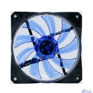 Вентилятор Digma DFAN-LED-BLUE RGB 120мм черный 3-pin 4-pin (Molex) Ret