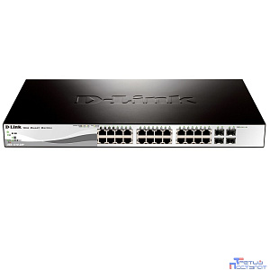 D-Link DGS-1210-28/ME/B1A Управляемый коммутатор 2 уровня с 24 портами 10/100/1000Base-T и 4 портами 1000Base-X SFP