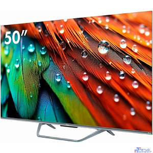 50" Телевизор HAIER Smart TV S4, QLED, 4K Ultra HD, серый, СМАРТ ТВ, Android TV[DH1VL5D04RU]