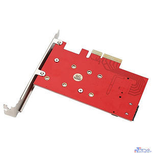 ORIENT C296E Адаптер 2xM.2 - > PCI-Ex4 / SATA
