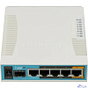 MikroTik RB962UiGS-5HacT2HnT Беспроводной маршрутизатор hAP ac 2.4+5ГГц, 802.11a/b/g/n/ac, 5x Ethernet 1G, 1x SFP