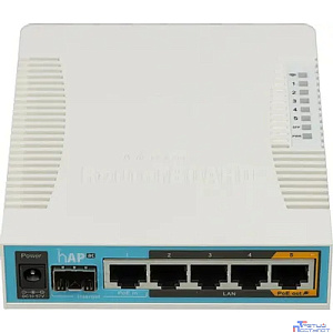 MikroTik RB962UiGS-5HacT2HnT Беспроводной маршрутизатор hAP ac 2.4+5ГГц, 802.11a/b/g/n/ac, 5x Ethernet 1G, 1x SFP